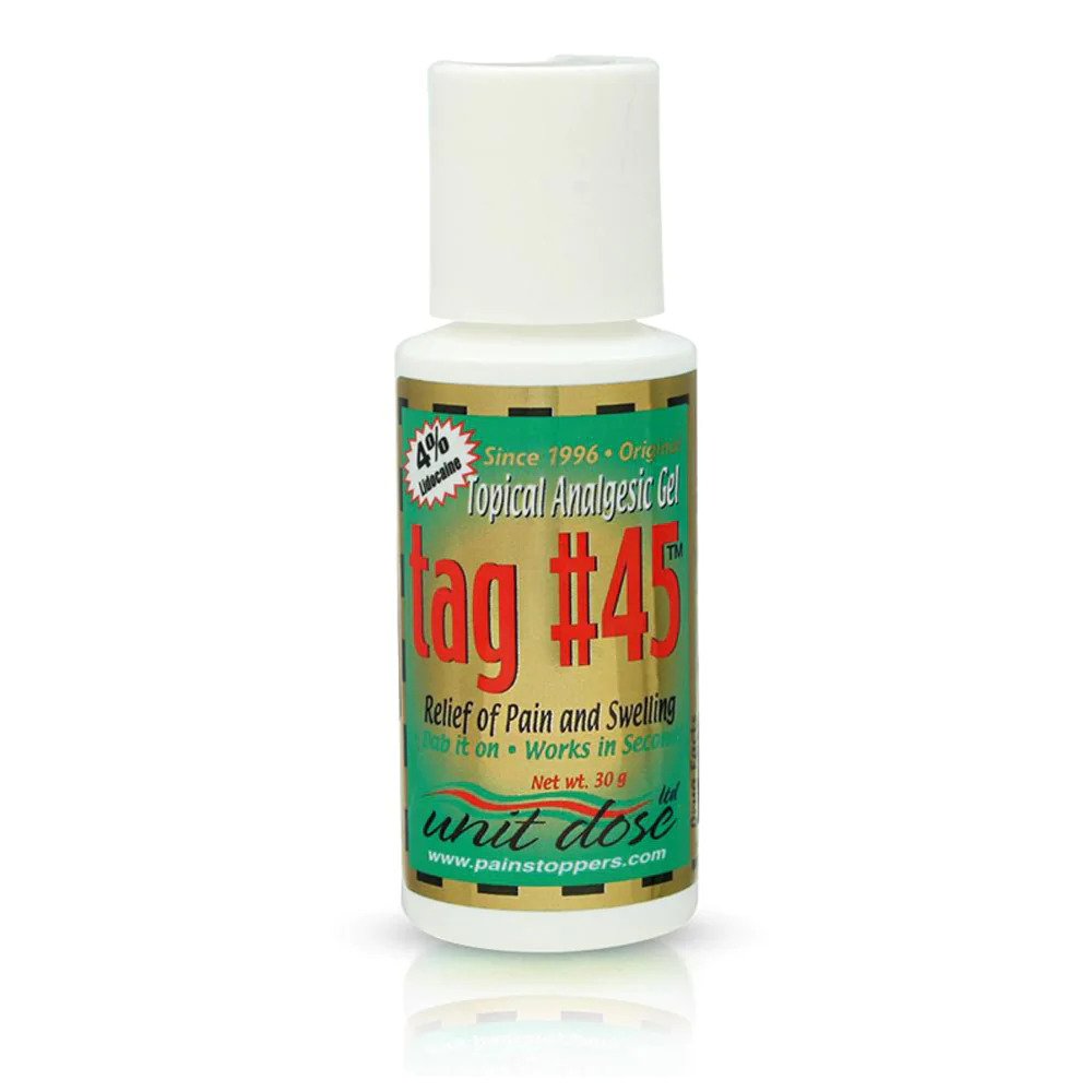 Tag 45 Gel Topical Anesthetic — 1oz Bottle - Ultimate Tattoo Supply