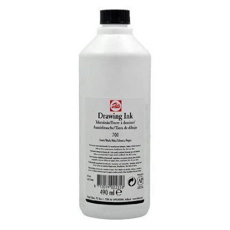 Talens Black (White Label) - 16oz. Bottle - Ultimate Tattoo Supply