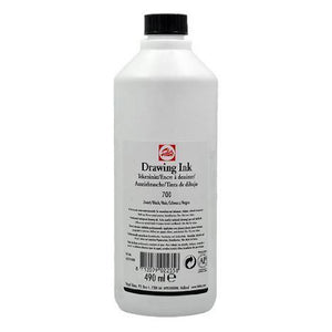 Talens Black (White Label) - 16oz. Bottle - Ultimate Tattoo Supply