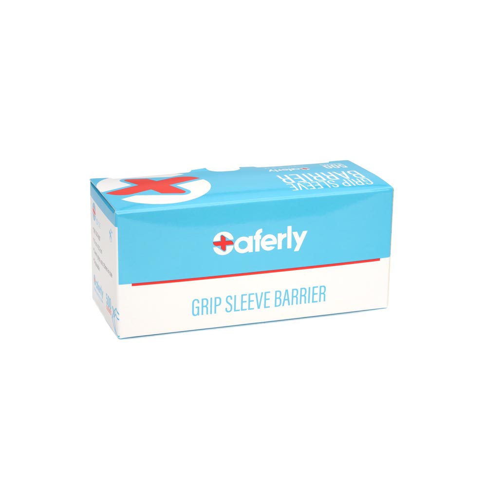 Saferly Grip Sleeve Barrier Protection — For Grips Up to 25mm — Box of 500 - Ultimate Tattoo Supply