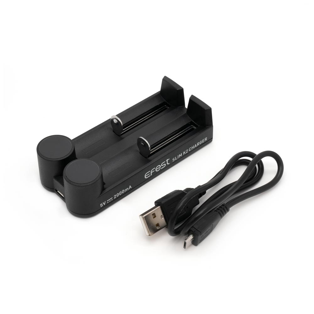 Efest Slim K2 USB Battery Charger - Ultimate Tattoo Supply