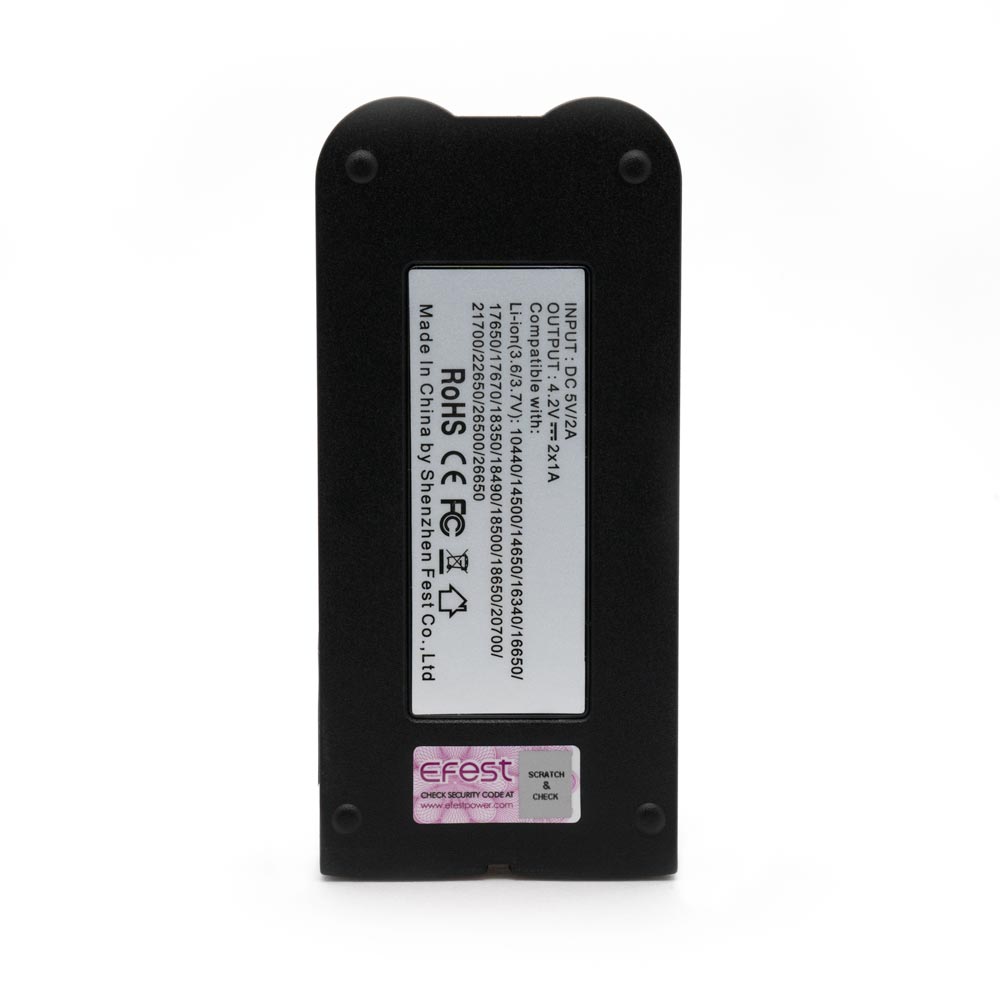 Efest Slim K2 USB Battery Charger - Ultimate Tattoo Supply