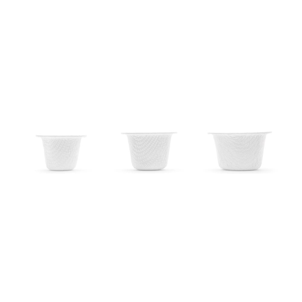 Biodegradable Pigment/ Ink Cups - Bag of 200 - Saferly Clean Caps - Pick Size - Ultimate Tattoo Supply