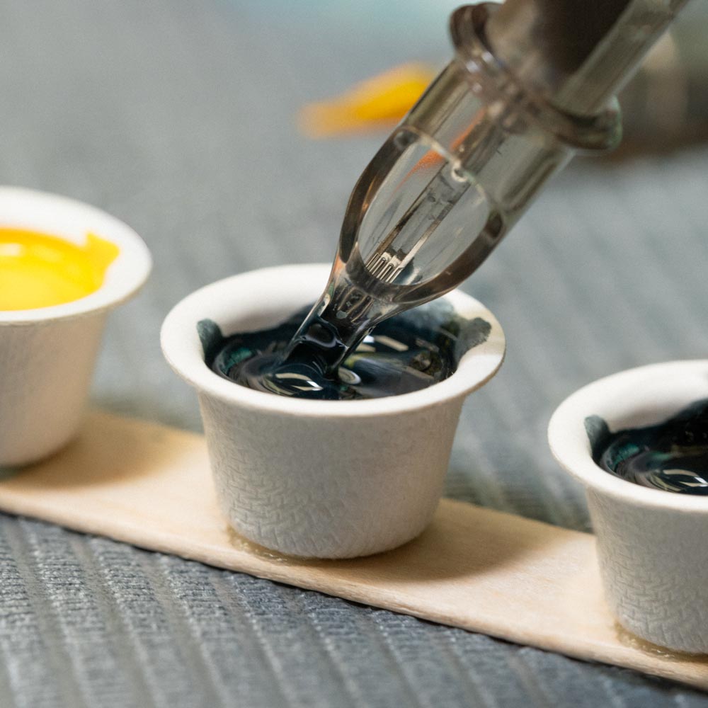 Biodegradable Pigment/ Ink Cups - Bag of 200 - Saferly Clean Caps - Pick Size - Ultimate Tattoo Supply