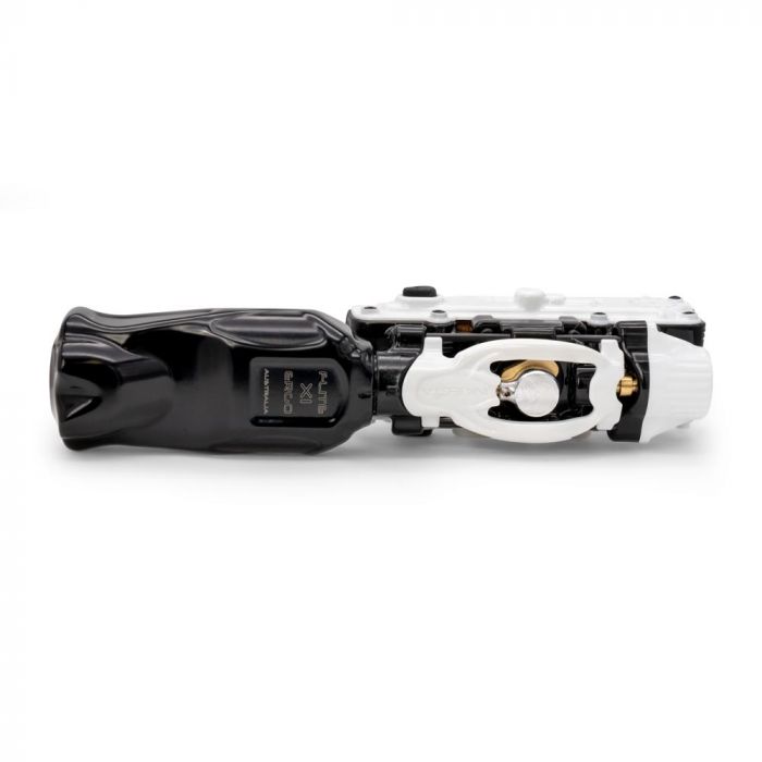 InkJecta Flite X1 Ergo Grip – Black Delrin - Ultimate Tattoo Supply