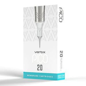 Vertix Pico PMU Membrane Cartridge Needles — Shaders — Box of 20 - Ultimate Tattoo Supply
